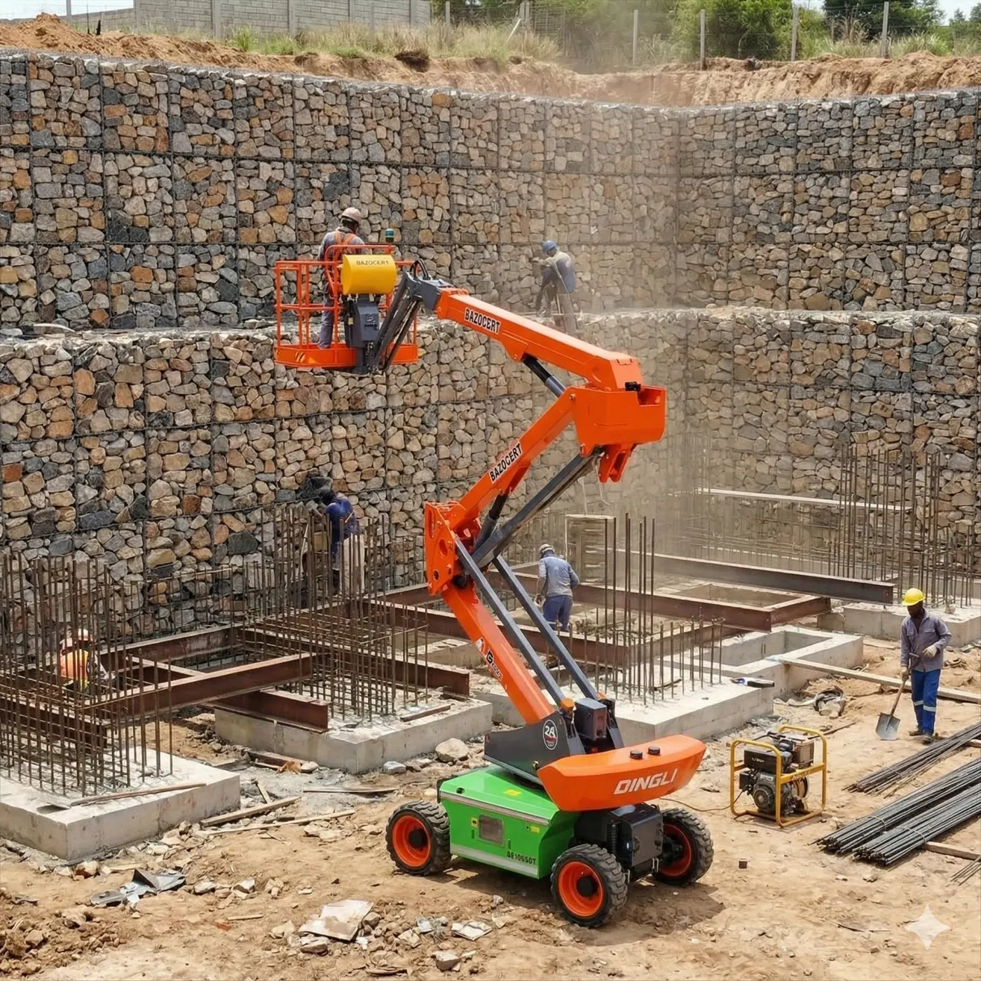 Plataforma Articulada para Maior Alcance